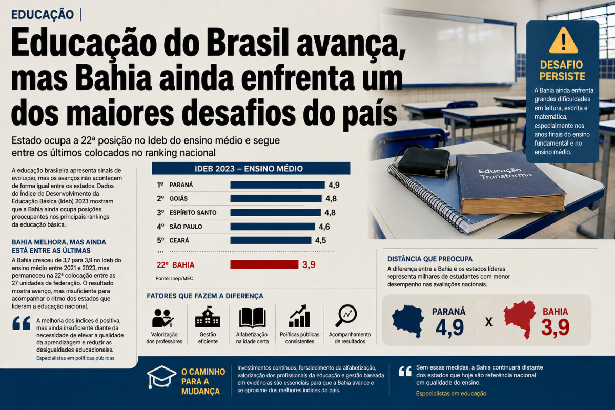 EDUCAÇÃO NA BAHIA