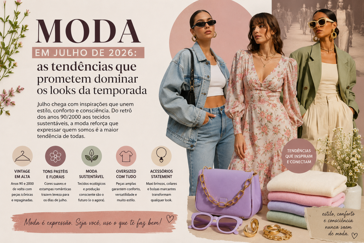 Os looks que prometem fazer sucesso em julho de 2026